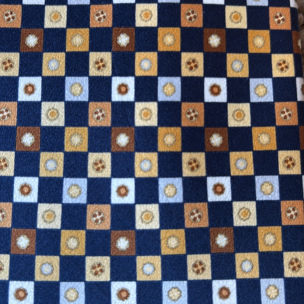 *Luxury* Stefano Ricci Men’s Geometric Medallion Silk Neck Tie Made in Italy - Picture 3 of 7